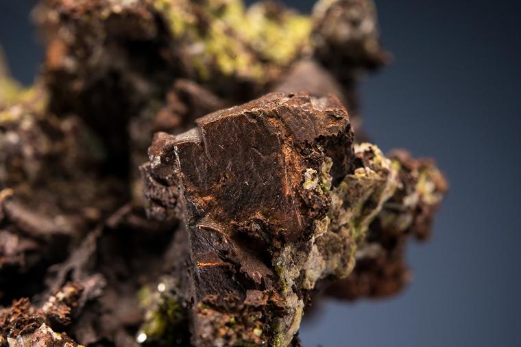 COPPER after HEULANDITE? with EPIDOTE